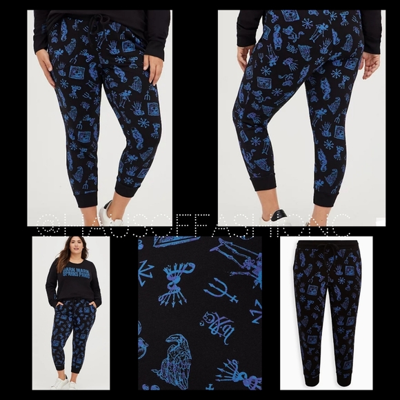 TORRID Harry Potter Death Eater Cropped Joggers! NWT! - Picture 2 of 8